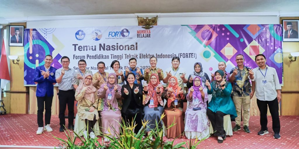 Sukses Temu Nasional FORTEI X dan Seminar Nasional Teknik Elektro 2023